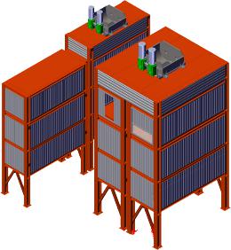 Integral type asphalt plant