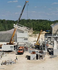 DG асфальт зауыты 18 күн ішінде орнатылды